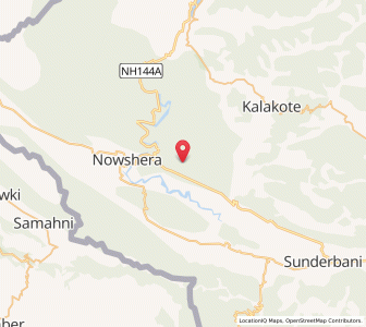 Map of Uparta Dandasar, Kashmir