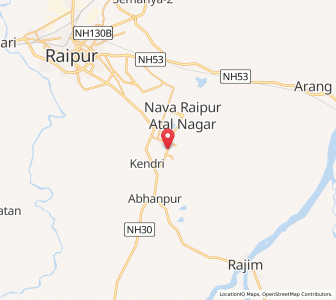 Map of Uparwara, Chhattisgarh