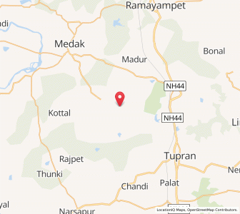 Map of Uplingapalli, Andhra Pradesh