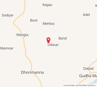 Map of Urasar, Rajasthan
