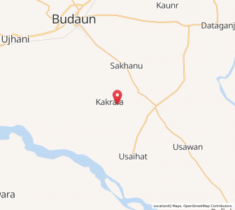 Map of Uraulla, Uttar Pradesh