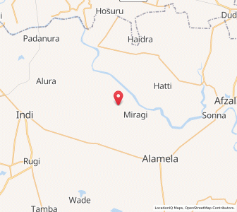 Map of Urchand, Karnataka