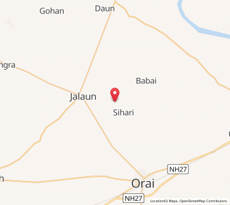 Map of Urgaon, Uttar Pradesh