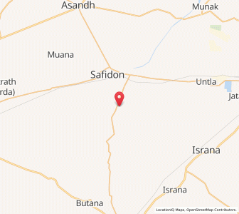 Map of Urlana, Haryana