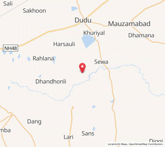 Map of Ursewa, Rajasthan