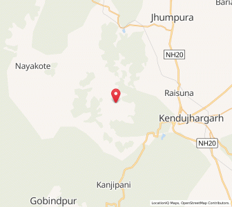 Map of Urumunda, Odisha