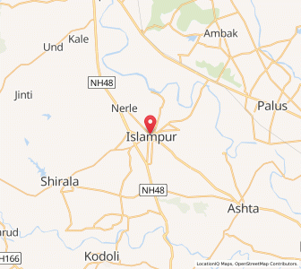 Map of Urun, Maharashtra
