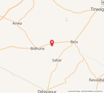 Map of Usarha, Uttar Pradesh
