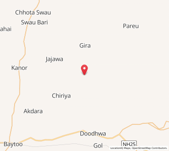 Map of Utarni, Rajasthan