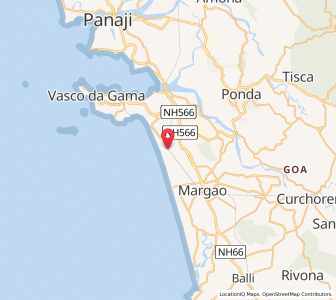 Map of Utorda, Goa
