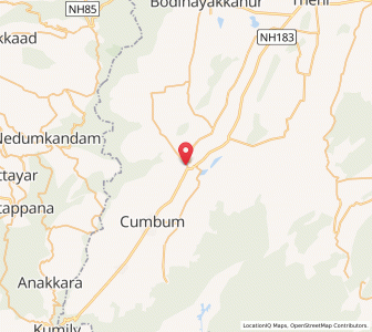 Map of Uttamapalaiyam, Tamil Nadu