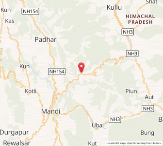 Map of Uttar Sal, Himachal Pradesh