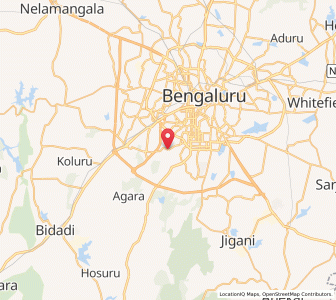 Map of UTTARAHALLI, Karnataka