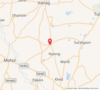 Map of Vadala, Maharashtra