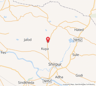 Map of Vadi, Maharashtra