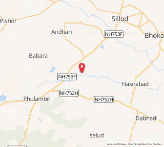 Map of Vadod Khurd, Maharashtra