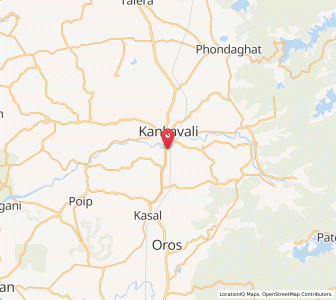 Map of Vagda, Maharashtra