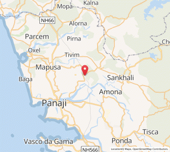 Map of Vainguinim, Goa