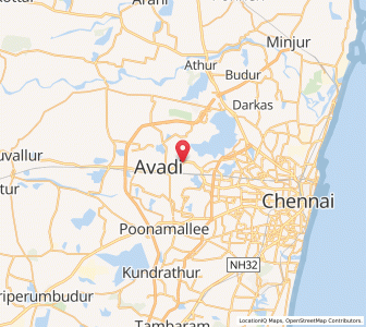 Map of Vaishnavi Nagar, Tamil Nadu
