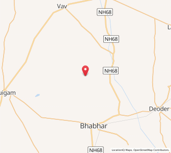 Map of Vajapur, Gujarat