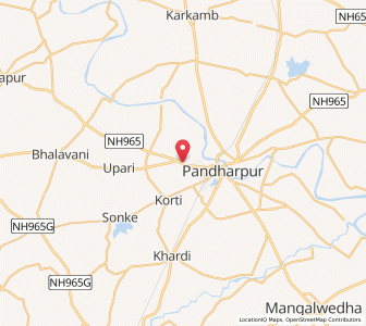 Map of Vakhari, Maharashtra