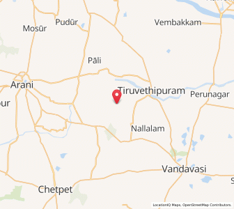 Map of Vakkadai, Tamil Nadu
