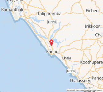 Map of Valapattanam, Kerala