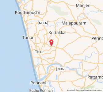 Map of Valavannur, Kerala