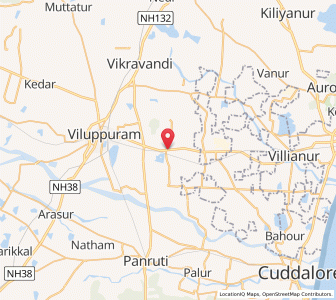 Map of Valavanur, Tamil Nadu