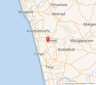 Map of Valiyora, Kerala