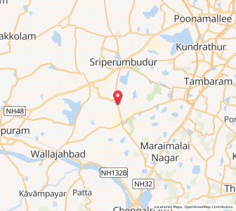 Map of Vallakottai, Tamil Nadu