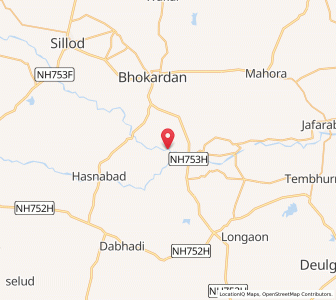 Map of Valsa, Maharashtra