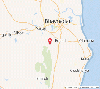 Map of Valukad, Gujarat