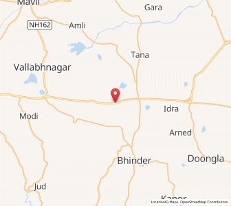 Map of Vana, Rajasthan