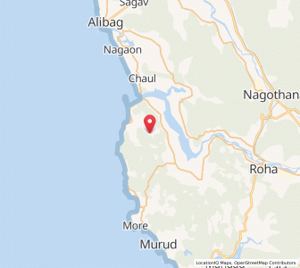 Map of Vandell, Maharashtra