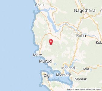 Map of Vandre, Maharashtra