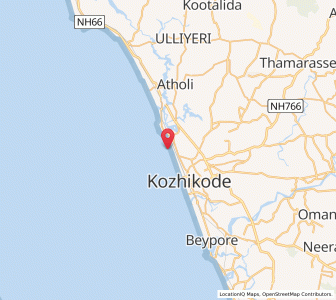Map of Varakal, Kerala