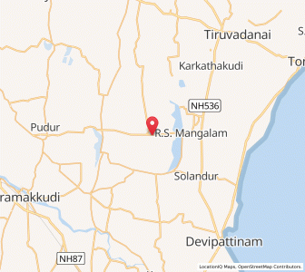 Map of Varavani, Mizoram