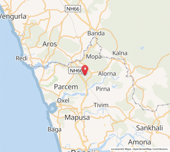 Map of Varconda, Goa