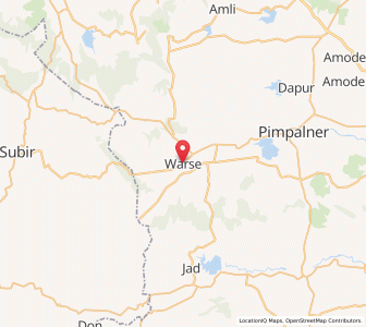 Map of Varse, Maharashtra
