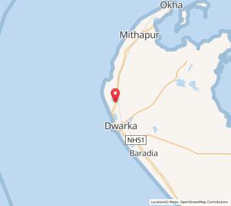 Map of Varwala, Gujarat