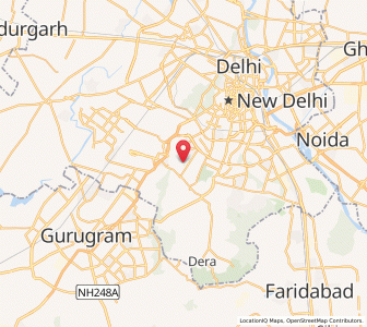 Map of Vasant Kunj, NCT