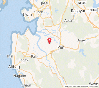 Map of Vashi, Maharashtra