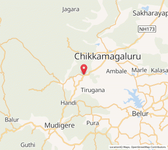 Map of Vastara, Karnataka