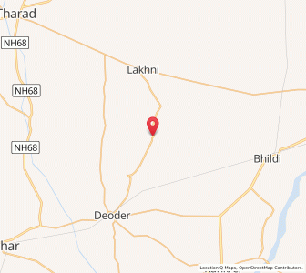 Map of Vatam, Gujarat