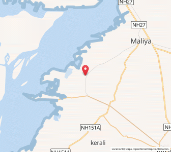 Map of Vavaniya, Gujarat
