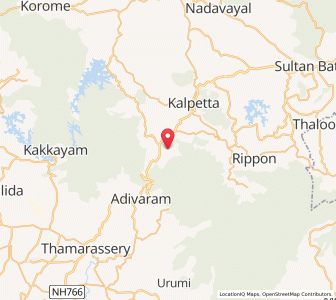 Map of Vayittiri, Kerala