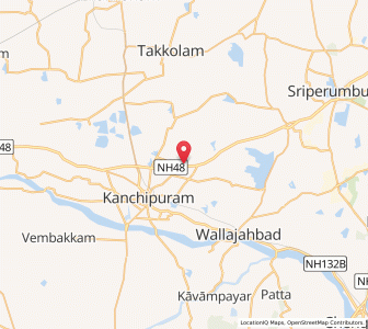Map of Vedal, Tamil Nadu