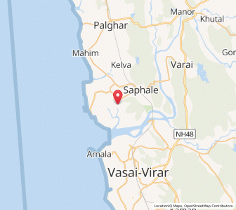 Map of Vedhi Dhamangaon, Maharashtra