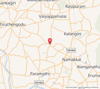 Map of Velakavundanpatti, Tamil Nadu